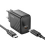 Сетевое зарядное устройство HOCO CS22A PD30W cable Type-C to Type-C, Black