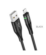 Data-Кабель HOCO U93 USB to Lightning 2.4A 1.2m, Black