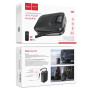 Автомобільний насос HOCO S53 Breeze portable smart air pump 2500 mAh, Black