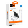 Мережевий зарядний пристрій WUW T81L PD20W USB-C to Lightning, White
