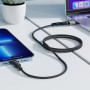 Data - кабель ACEFAST C22-05 USB-C to USB-C, Black