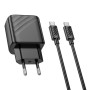 Сетевое зарядное устройство HOCO CS22A PD30W cable Type-C to Type-C, Black