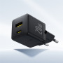Мережевий зарядний пристрій Baseus Palm Fast Charger з кабелем USB-C to USB-C 1m, Black