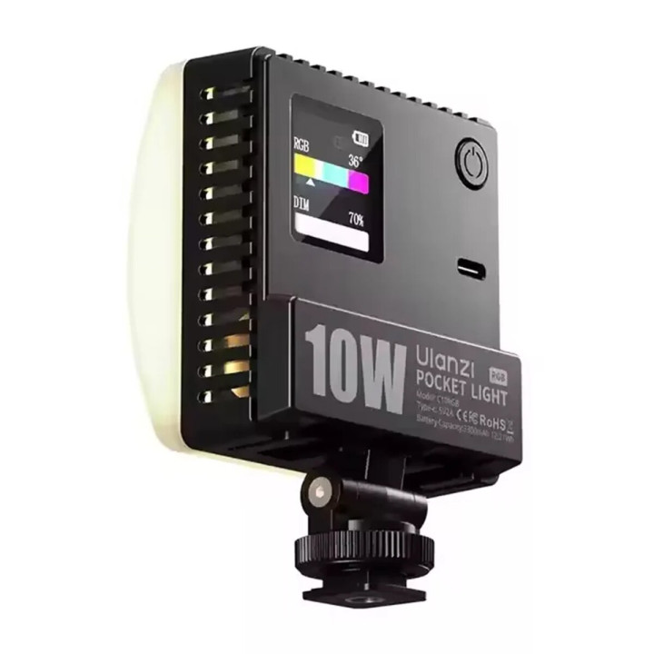 Накамерный свет Ulanzi C01 RGB 10W, Black