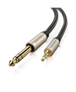 Аудіокабель UGREEN AV127 3.5mm to 6.35mm TRS Stereo 5m, Gray