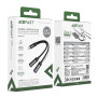 Аудіокабель ACEFAST J14 USB-C 2-in-1, Black