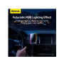 Автотримач для смартфона Baseus Halo Electric Wireless Charging 15W, Black