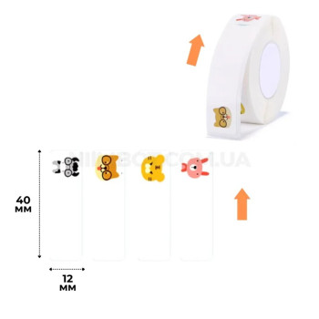 Этикетки NIIMBOT T12*40-160 ZOO для D11 / D110 / D101 / H1S