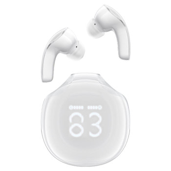 Бездротові Bluetooth навушники ACEFAST T9 Crystal 480 mAh, White