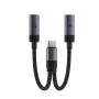 Аудіокабель ACEFAST J14 USB-C 2-in-1, Black