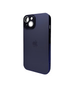 Чохол AG Glass Sapphire Frame MagSafe для iPhone 14, Deep Purple