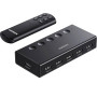 HDMI-Спліттер UGREEN 5 In 1 Out HDMI Switch, Black