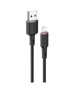 Data - Кабель ACEFAST C2-02 USB to Lightning 2.4A 1.2m, Black
