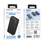 Внешний аккумулятор Power Bank BOROFONE BJ55A Graceful 20000mAh, Black