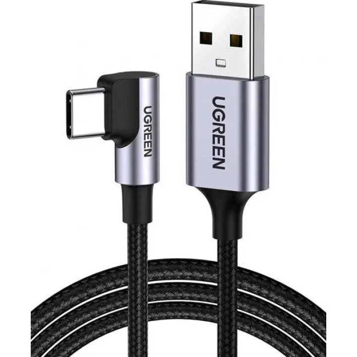 Дата кабель UGREEN US284 USB-C Male To USB-A Male 2.0 3A 0,5m, Black