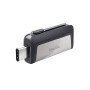 USB флешка Flash Drive SanDisk USB 3.1 Ultra Dual Type-C 256Gb (150 Mb/s), Silver-Black