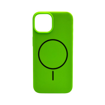 Чохол Cosmic Silicone Case Magnetic для iPhone 15, Shiny Green