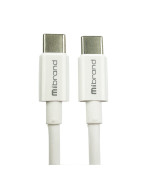 Кабель Mibrand MI-17 Flexible Charging Line Type-C to Type-C 5A 1m, White