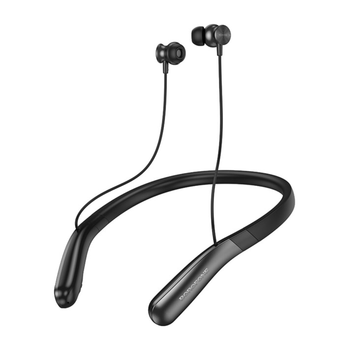 Bluetooth навушники-гарнітура BOROFONE BE67 Sound neck-mounted BT earphones, Black