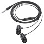 Проводные наушники HOCO M88 Graceful universal earphones with mic 1.2м, Black