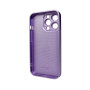 Чехол AG Glass Matt Frame Color для iPhone 13 Pro, Light Purple
