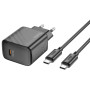 Сетевое зарядное устройство HOCO CS22A PD30W cable Type-C to Type-C, Black