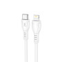Data - кабель Wibrand Boa Type-С to Lightning 1m, White