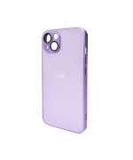 Чохол AG Glass Matt Frame Color для iPhone 14, Light Purple