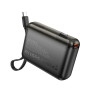 Портативна батарея Power Bank HOCO J139 Hero 22.5W + PD20W cable Type-C 10000mAh, Black