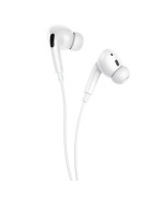 Провідні вакуумні навушники HOCO M1 Pro 1.2 м, White