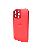 Чохол AG Glass Matt Frame Color для iPhone 15 Pro Max, Red