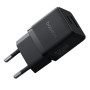 Мережевий зарядний пристрій Baseus Palm Fast Charger з кабелем USB-C to USB-C 1m, Black