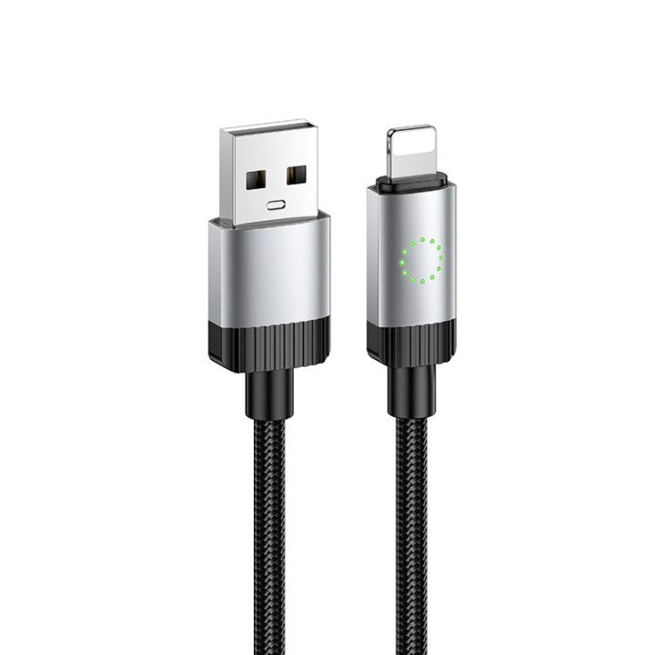 Data - кабель HOCO X117 USB - A to Lightning, Black