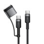 Data - кабель ACEFAST C22-05 USB-C to USB-C, Black