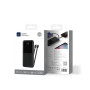 Зовнішній акумулятор Power Bank WIWU Wi-P081 22.5W with cable Lightning / Type-C 10000mAh, Black
