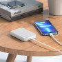 Зовнішній акумулятор Power Bank BOROFONE BJ25 Plus Reach Type-C PD20W 10000mAh з функцією бездротової зарядки, White