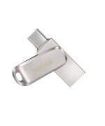 Флешка Flash SanDisk USB 3.1 Ultra Dual Luxe Type-C 256Gb (150 Mb/s), Silver