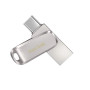 Флешка Flash SanDisk USB 3.1 Ultra Dual Luxe Type-C 256Gb (150 Mb/s), Silver