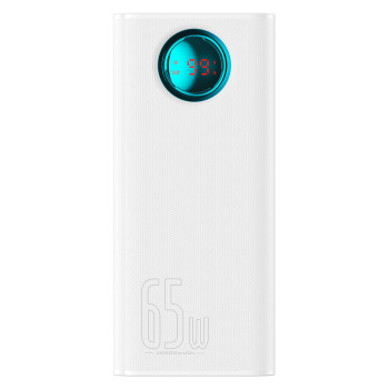Внешний аккумулятор Power Bank Baseus Amblight 26800mAh 65W, Stellar White
