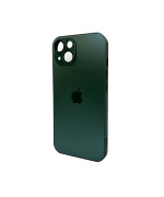 Чехол AG Glass Matt Frame Color для iPhone 15, Green