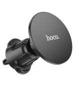 Магнітний тримач для мобільного HOCO H12 Fine jade ring magnetic car holder(air outlet), Black