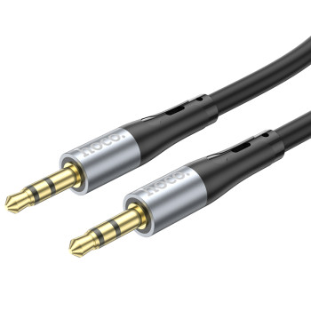 Аудіокабель HOCO UPA22 3.5mm male to 3.5mm male 1m, Black
