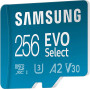 Карта памяти microSDXC Samsung EVO Select 256 Гб, Grey