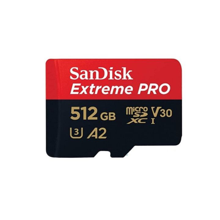Карта пам'яті microSDXC SanDisk Extreme Pro A2 (UHS-1 U3) 512Gb class 10