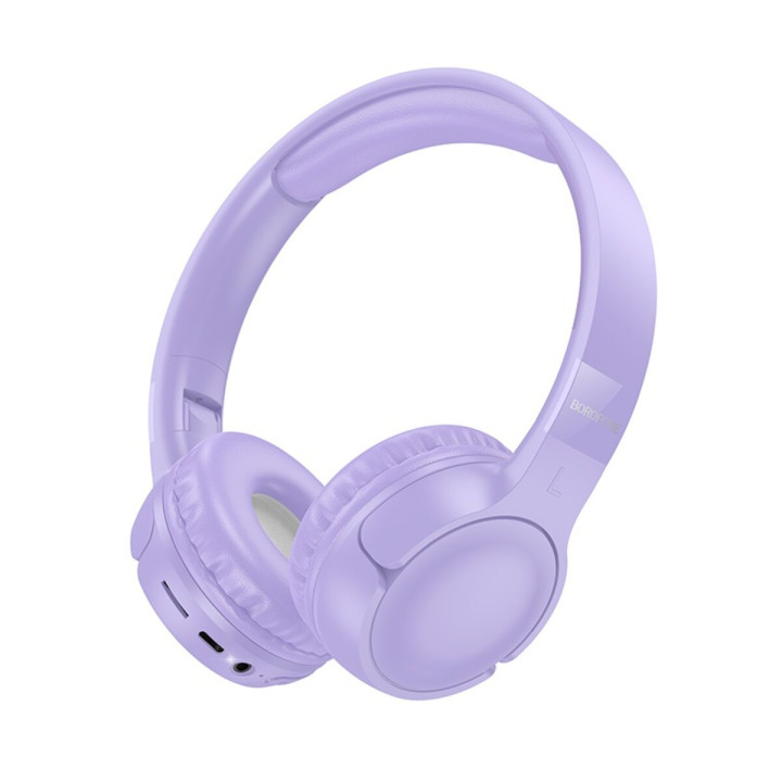 Бездротові навушники Bluetooth BOROFONE BO32 200 mAh, Purple