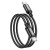 Data - Кабель HOCO X89 Wind 60W Type-C to Type-C 1m, Black