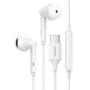 Навушники гарнітура UGREEN EP101 Wired Earphones with Type-C Connector, White
