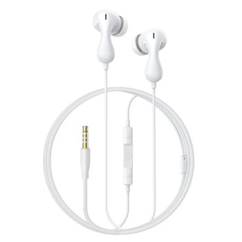Проводные Наушники Baseus Encok HZ20 3,5 мм (AUX)., Moon White