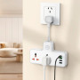 Сетевой Удлинитель HOCO AC12 Reise 2-position expansion socket PD30W / 1C 3A, White