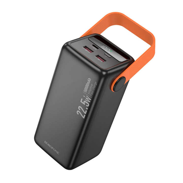 Зовнішній акумулятор BOROFONE BJ66A Magnifico PD20W fully compatible power bank 50000mAh, Black